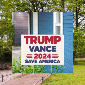 Trump Supporter Voting Yard Sign