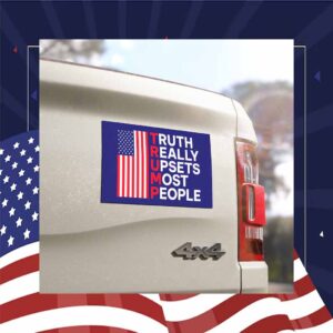 Trump Truth Really Upsets Most People Car Magnet