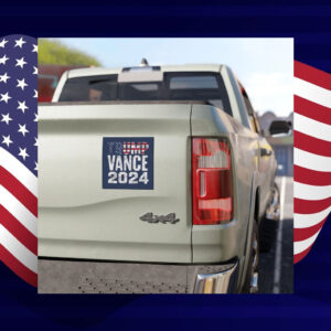 Trump Vance 2024 Car Magnet Trump Vance 2024 Car Sticker
