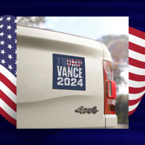 Trump Vance 2024 Car Magnet Trump Vance 2024 Car Sticker