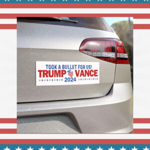 Trump Vance 2024 Car Magnet, Trump Vance Bumper Sticker