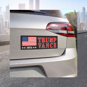 Trump Vance 2024 Magnetic Bumper Sticker Take America Back