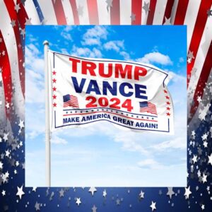 Trump Vance 2024 Make America Back Great Again Flag