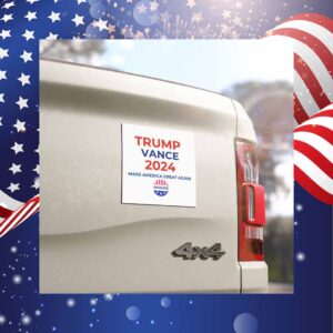 Trump Vance 2024 Make America Great Again Republican Car Magnet