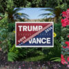 Trump Vance 2024 Presidential Election Plastic Yard Sign
