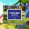 Trump Vance 2024 Rally Yard Sign - Trump Vance2024 America Lawn Signs