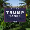 Trump Vance 2024 Rally Yard Sign
