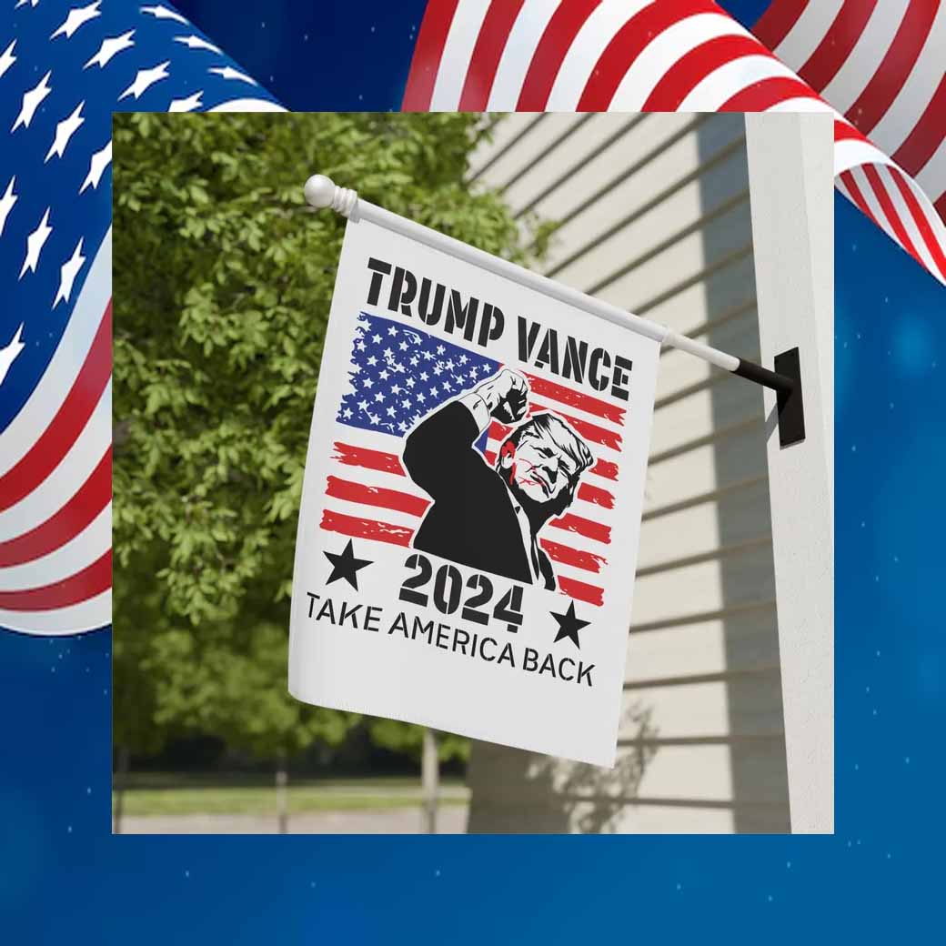 Trump Vance 2024 Take America Back Flag
