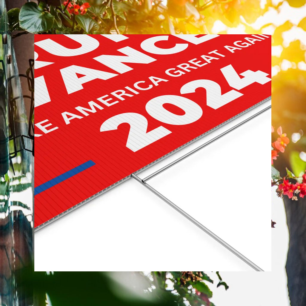 Trump Vance 2024 Yard Sign - Make America Great Again Yard Signs