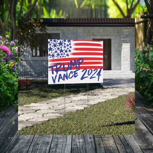 Trump Vance 24 Lawn Yard Sign