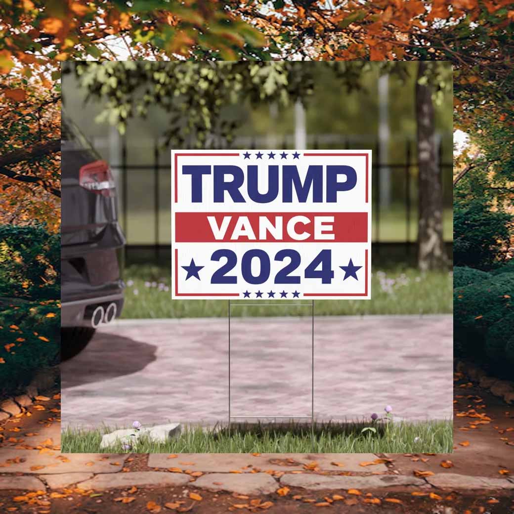 Trump Vance '24 Lawn Yard Sign
