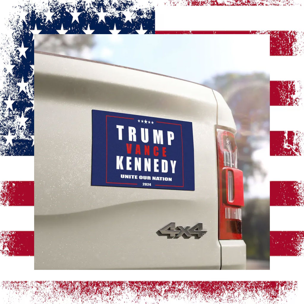 Trump Vance Kennedy Car Magnet