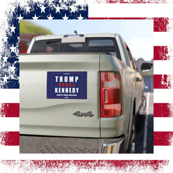 Trump Vance Kennedy Car Magnet
