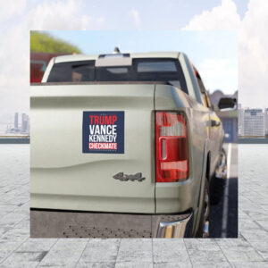 Trump Vance Kennedy Checkmate Car Magnet