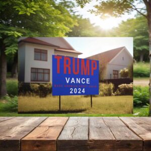 Trump Vance Make America Great Again 2024 Lawn Yard Sign