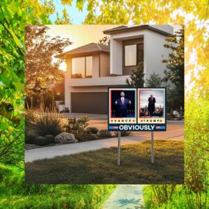 Trump Vance Obviously Yard Sign