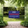 Trump Vance Stop Fighting let's Be Rich Again Yard Sign