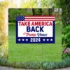 Trump Vance Take America Back Yard Sign