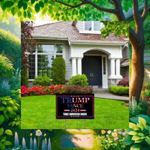 Trump Vance USA 2024 Take America Back Yard Sign