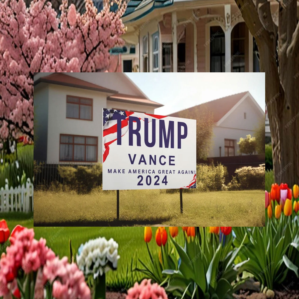 Trump Vance Yard Sign Republican Sign