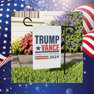 Trunp Vance Bulletgroof And A Little Hillbilleg Flag