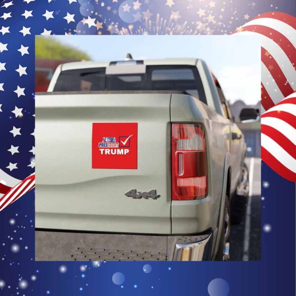 US Election Vote Trump President Car Magnet