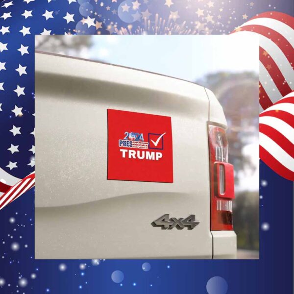 US Election Vote Trump President Car Magnet