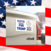Vote For Trump Great America Trump 2024 Car Magnet