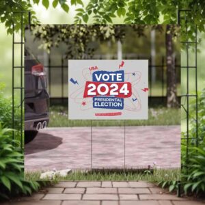 Vote Trump Vance 2024 Presidential Election USA Yard Sign