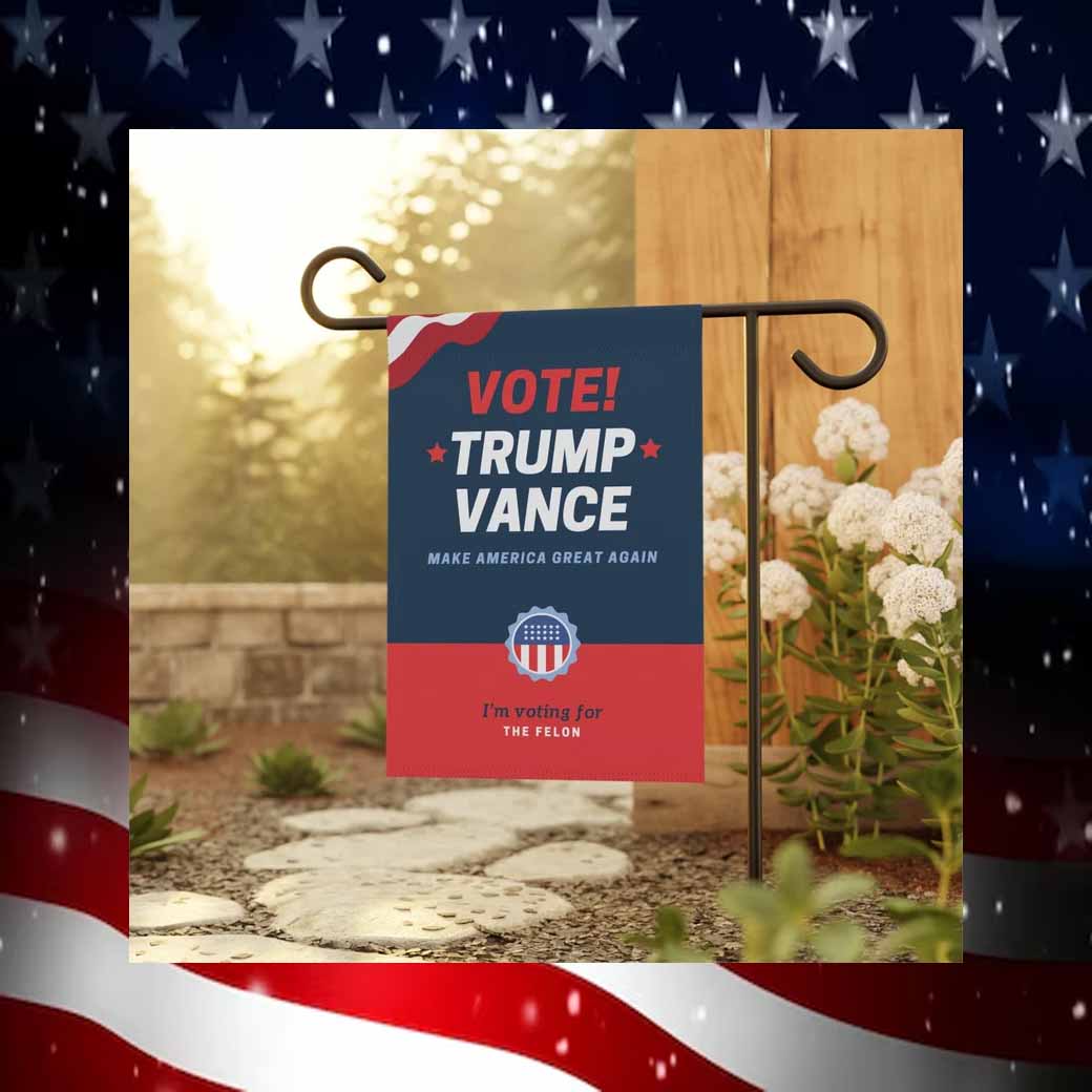Vote Trump Vance Make America Geat Again Flag