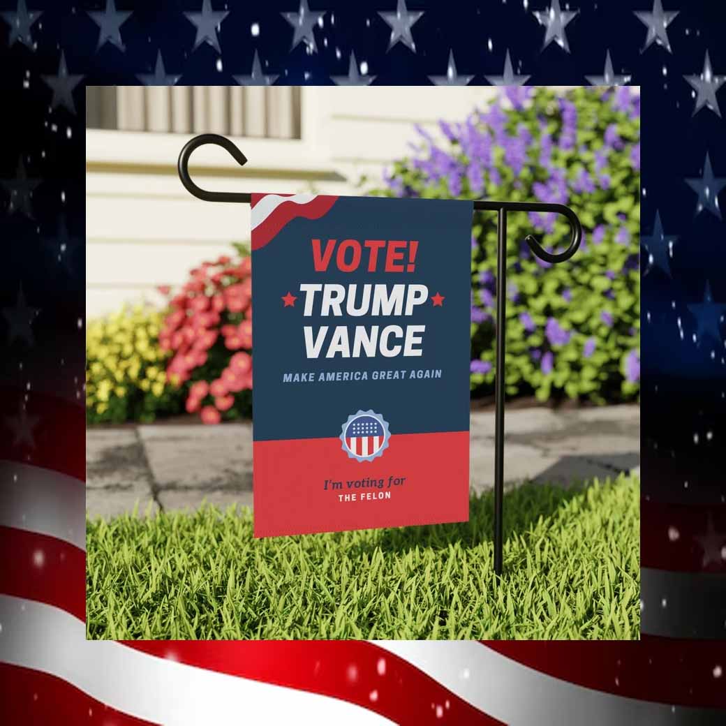 Vote Trump Vance Make America Geat Again Flag