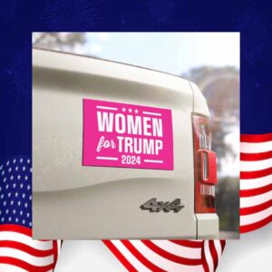 Women For Trump 2024 Car Magnet