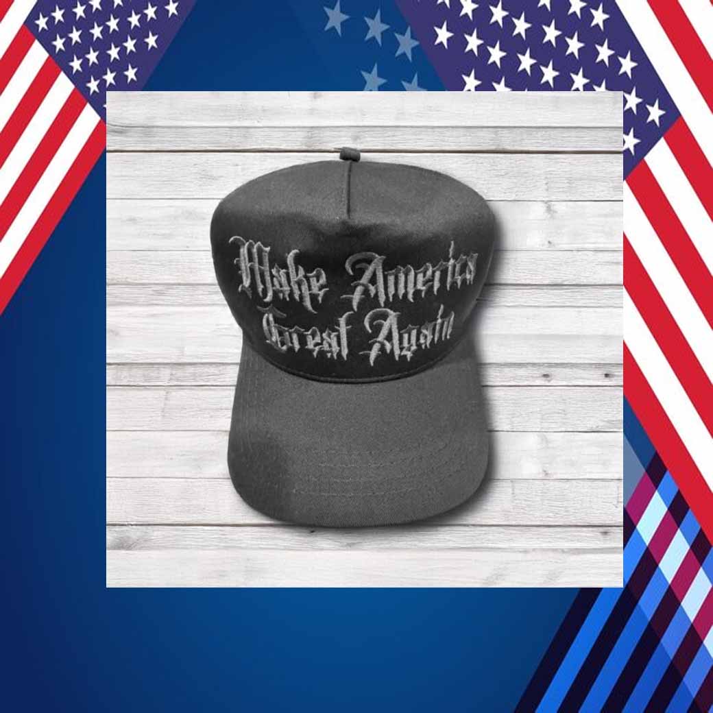 2024 Dark Gothic MAGA Donald Trump President Hat