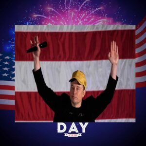 2024 Elon Musk Vote Donald Trump Make America Great Again Gold Hat