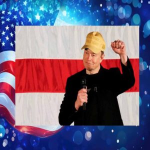 2024 Elon Musk Vote President Donald Trump MAGA Gold Hat