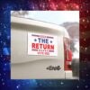 2024 The Return Trump Vance Vote Red Car Magnet