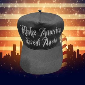 24' Dark Gothic Make America Great Again Donald Trump President Hat