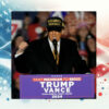 BLACK AND GOLD MAGA 2024 HAT