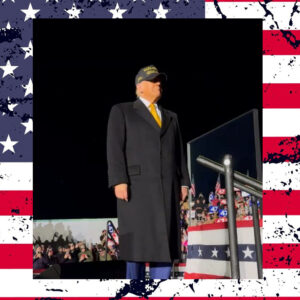 BLACK AND GOLD MAGA HAT