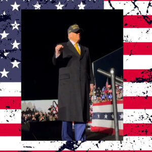 BLACK AND GOLD MAGA HAT