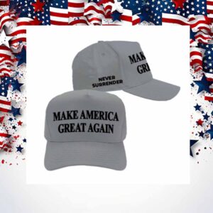 Black Gray MAGA 2024 Hat