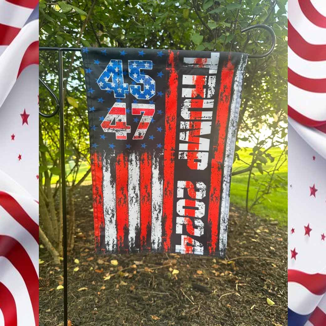 Brand New Trump 2024 Premium Garden Flag