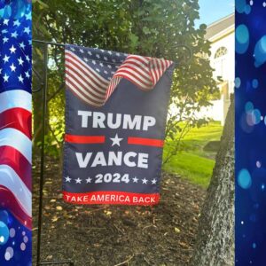 Brand New Trump Premium Garden Flag