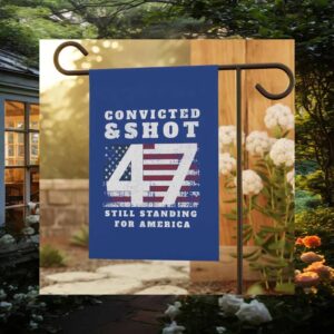 Convicted & Shot 47 Still Standing For America Flag