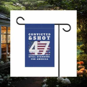 Convicted & Shot 47 Still Standing For America Flag