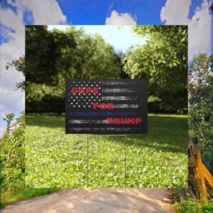 Cops For Trump Yard Sgin