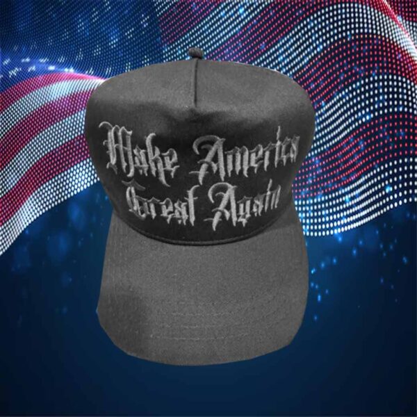 Dark Gothic Make America Great Again Donald Trump 2024 Hat