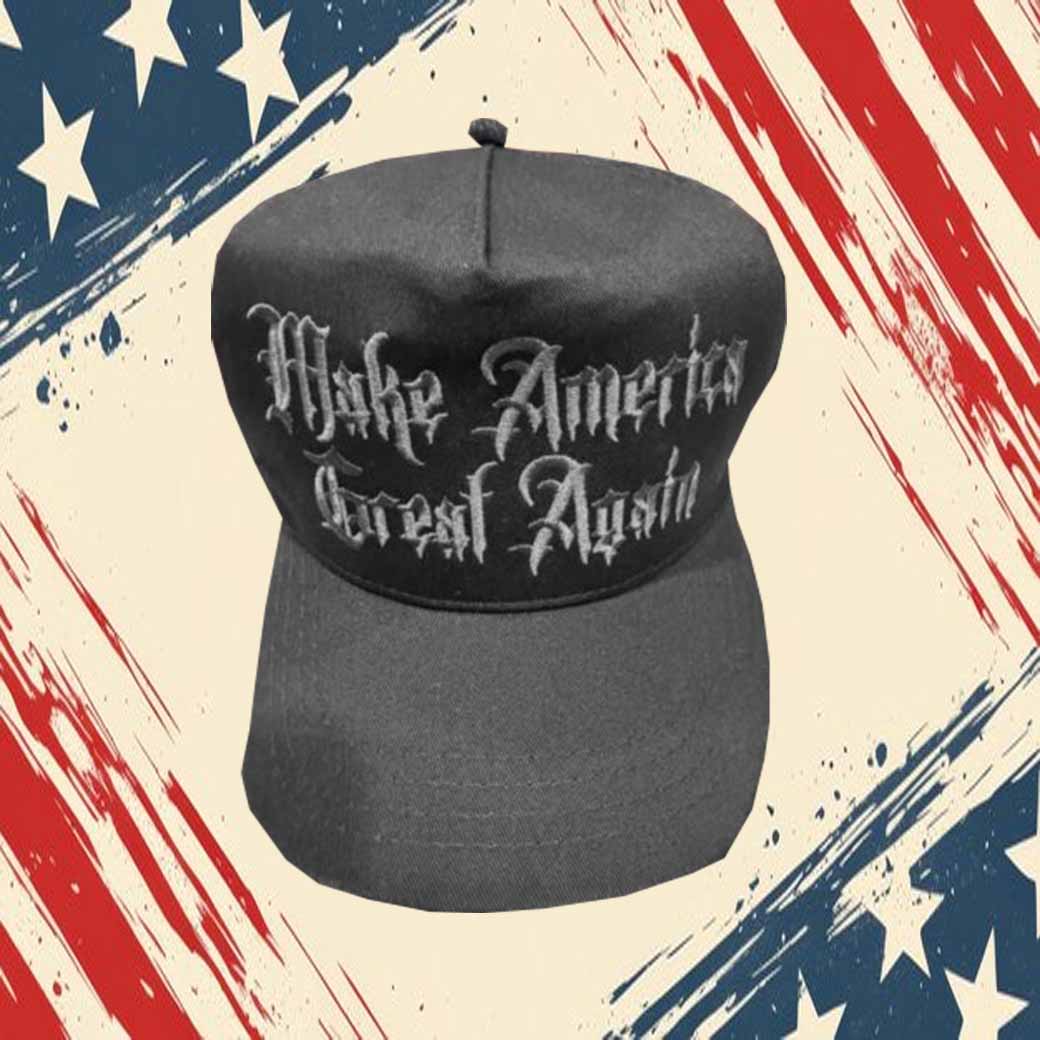 Dark Gothic Make America Great Again Donald Trump Hat