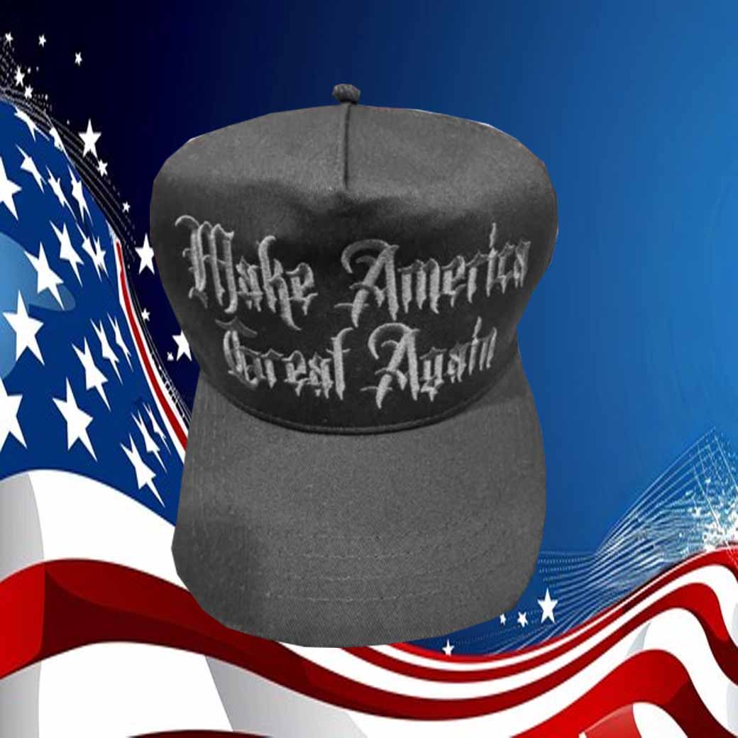 Dark Gothic Make America Great Again Trump President '24 Hat