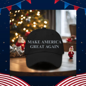 Dark MAGA Hat Make America Great Again 45 47 Gift for Him Gift for Her
